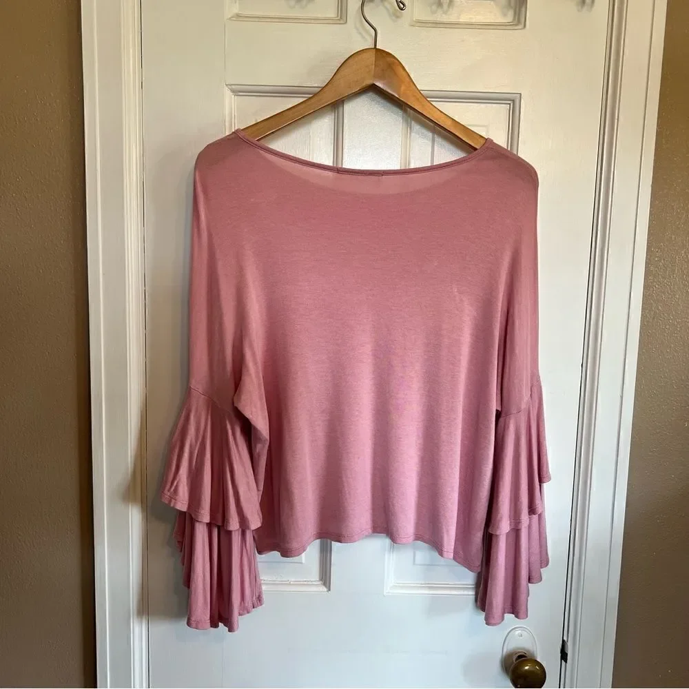 Gaze Pink Flowy Pink top